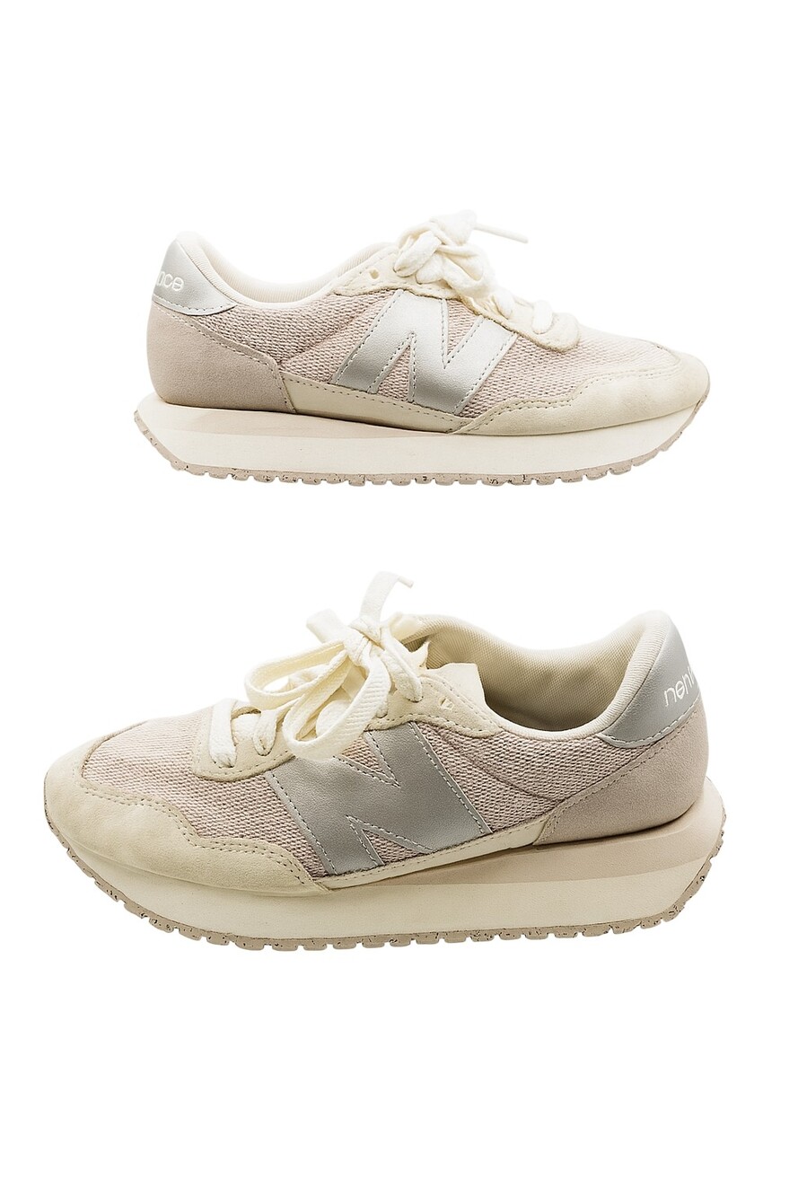 New Balance 237 WS237MSB Unisex W7/M5.5 Shoes Apollo Grey Suede Athletic Sneaker